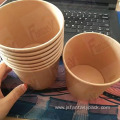 Disposable Paper Container Kraft Paper Salad Bowl